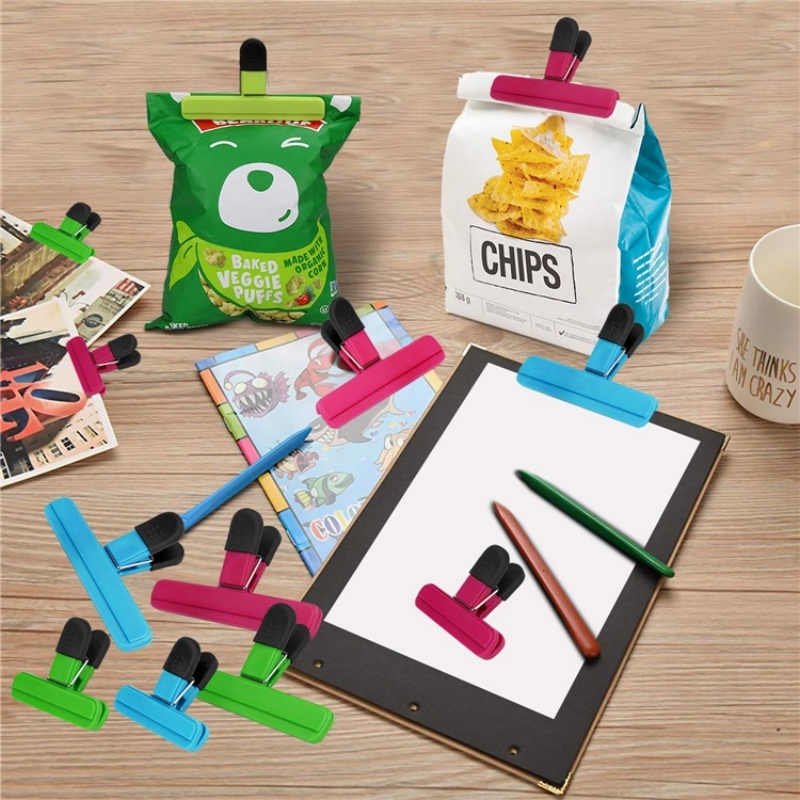 3-12PCS 다목적 씰링 클립 내구성있는 주방 스낵  - Food Storage Utensils 리뷰 및 가격