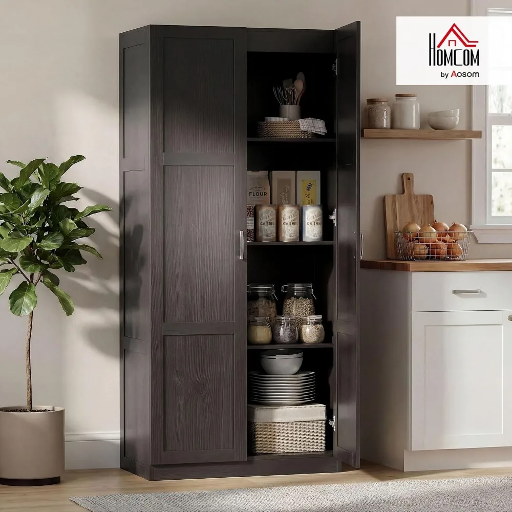 HOMCOM 71인치 높이 주방 팬트리 캐비닛(조절 가 - Food Storage Kitchen Cabinet 리뷰 및 가격
