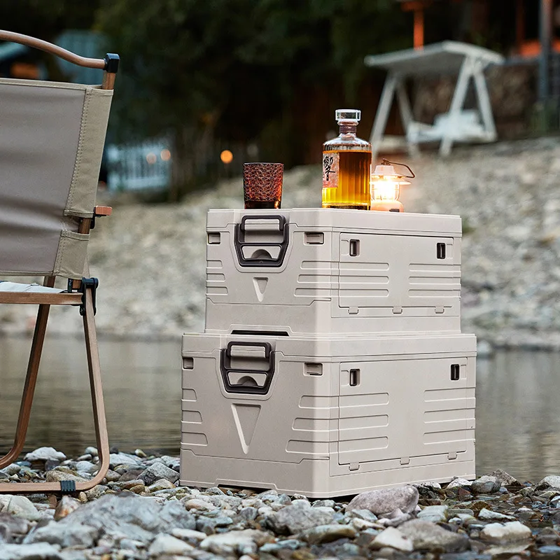 자동차 보관함 야외 캠핑 접이식 보관함 뚜껑이 있는 대 - Food Storage On Table 리뷰 및 가격