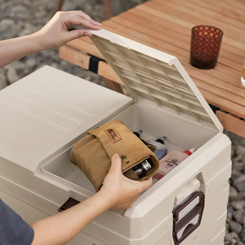 자동차 보관함 야외 캠핑 접이식 보관함 뚜껑이 있는 대 - Food Storage On Table 리뷰 및 가격