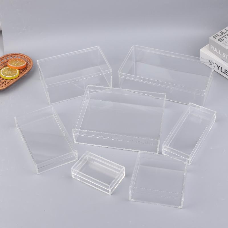 두꺼운 직사각형 아크릴 보관함 높은 투명도 식품 선물  - Food Storage In Plants 리뷰 및 가격
