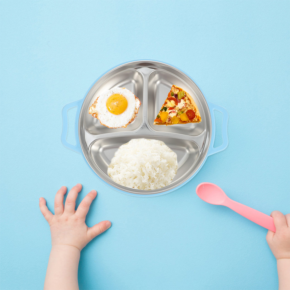 스테인리스 스틸 유아용 식기, 분리형 수저통, 전자레인 - Food Storage Dividers 리뷰 및 가격