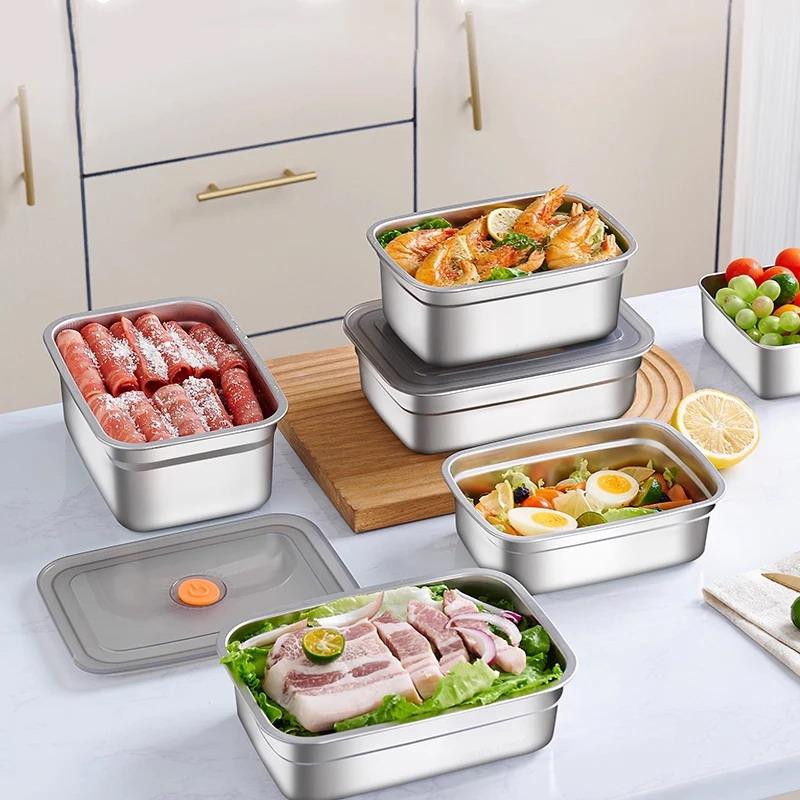 스테인리스 스틸 밀폐형 도시락 대용량 식품 안전 보관  - Food Storage Freezer Containers 리뷰 및 가격