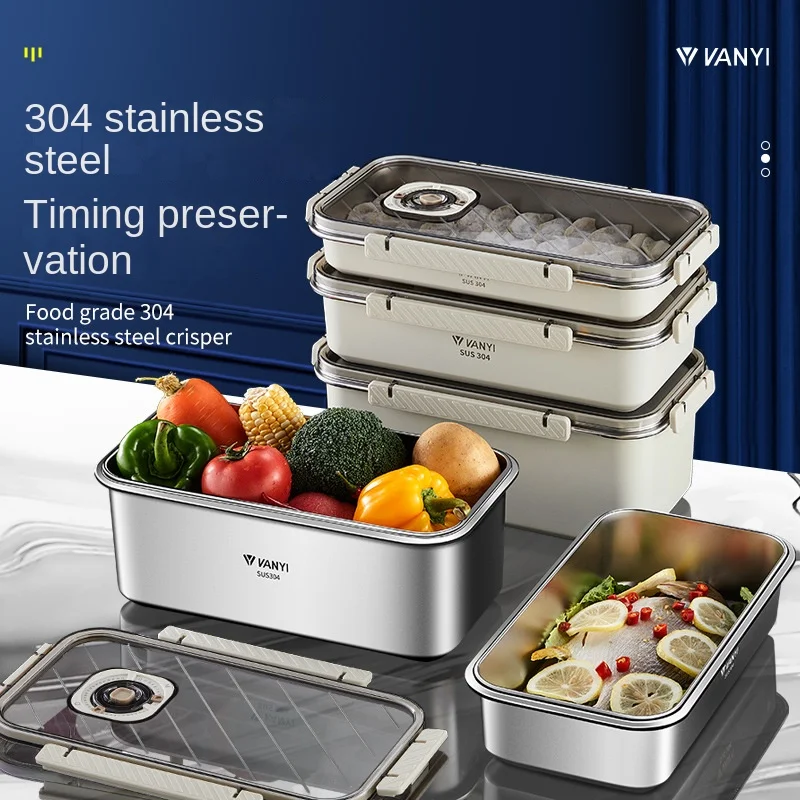스틸 크리퍼 밀봉 만두 상자, 식품 등급 도시락, 냉장 - Food Storage Freezer Containers 리뷰 및 가격