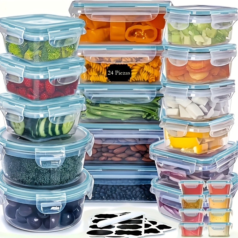 48개 BPA 프리 식품 보관 세트 – 주방, 식료품  - Food Storage On Table 리뷰 및 가격