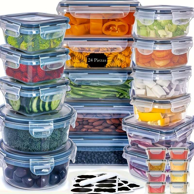 48개 BPA 프리 식품 보관 세트 – 주방, 식료품  - Food Storage On Table 리뷰 및 가격