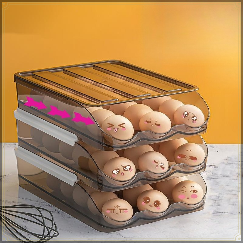 롤링 에그 보관함 PET 스태커블 대용량 투명 가정용  - Egg Storage Holder 리뷰 및 가격