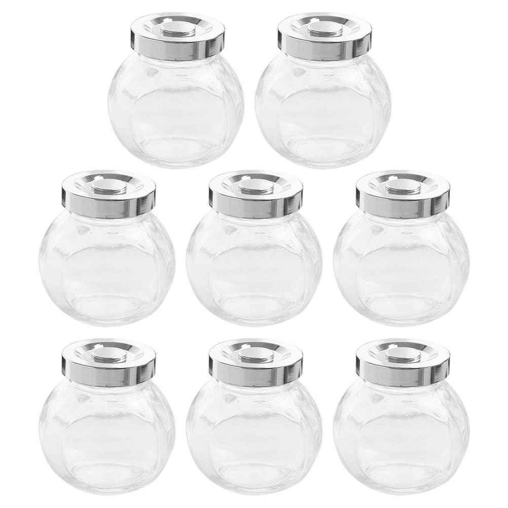 8개입 경량 휴대용 유리 보관 용기, 음식 보관용 투명 - Food Storage Jars & Containers 리뷰 및 가격