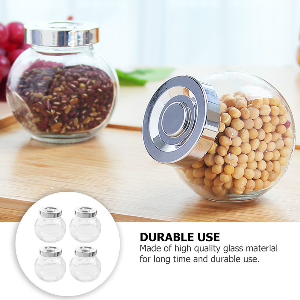 8개입 경량 휴대용 유리 보관 용기, 음식 보관용 투명 - Food Storage Jars & Containers 리뷰 및 가격