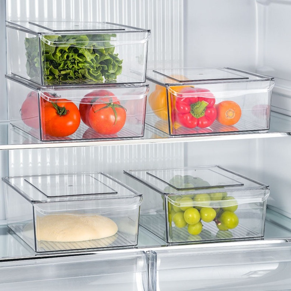 투명한 반죽 발효 상자, 먼지 뚜껑이 있는 직사각형 식 - Food Storage Restaurant 리뷰 및 가격