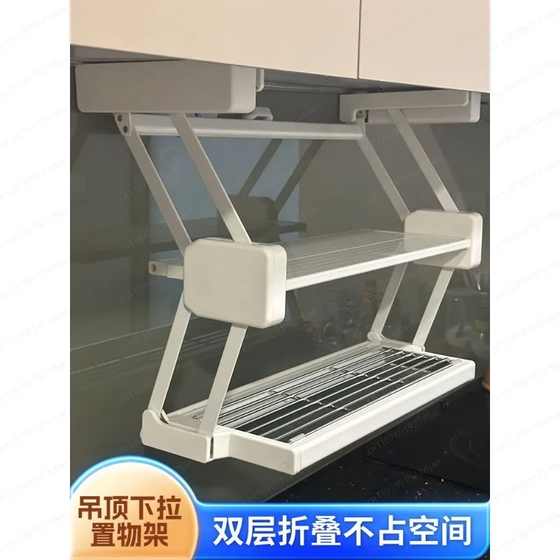 주방 식품 보관대 접이식 이중 레이어 식사 준비대 캐비 - Food Storage Kitchen Cabinet 리뷰 및 가격