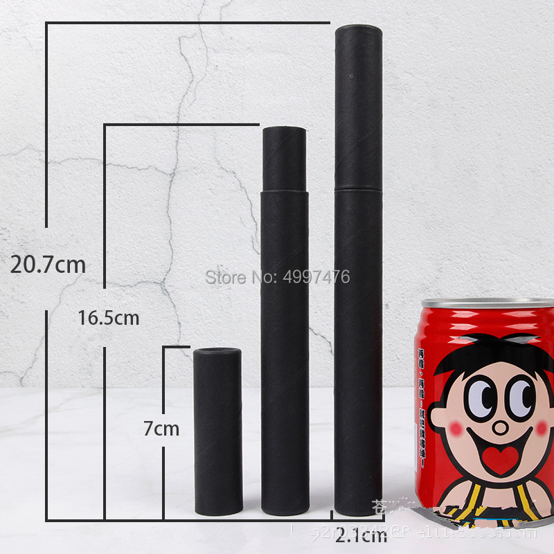 커버 뚜껑이 있는 크래프트 튜브 상자, 검정, 다크 브 - Food Storage In Plants 리뷰 및 가격