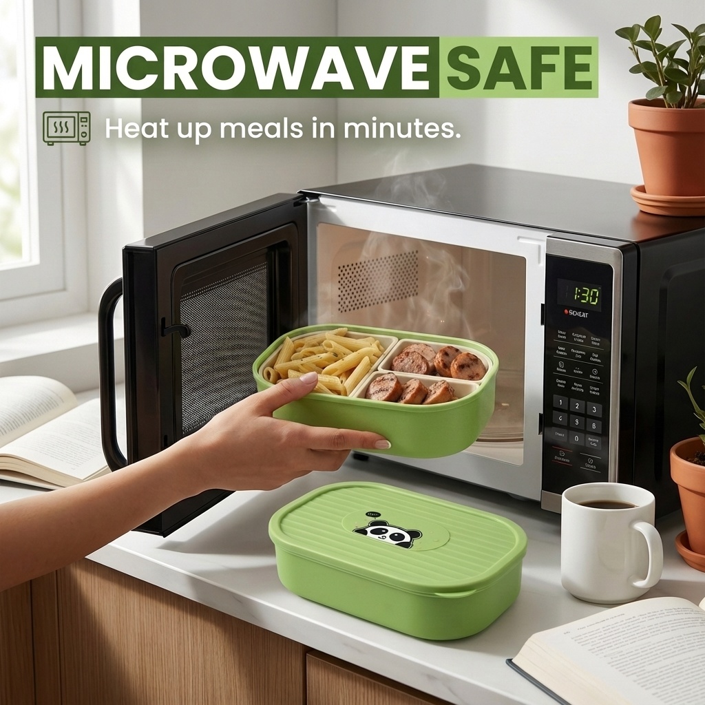 귀여운 플라스틱 분리형 도시락통 어린이 학생 휴대용 밀 - Food Storage Dividers 리뷰 및 가격