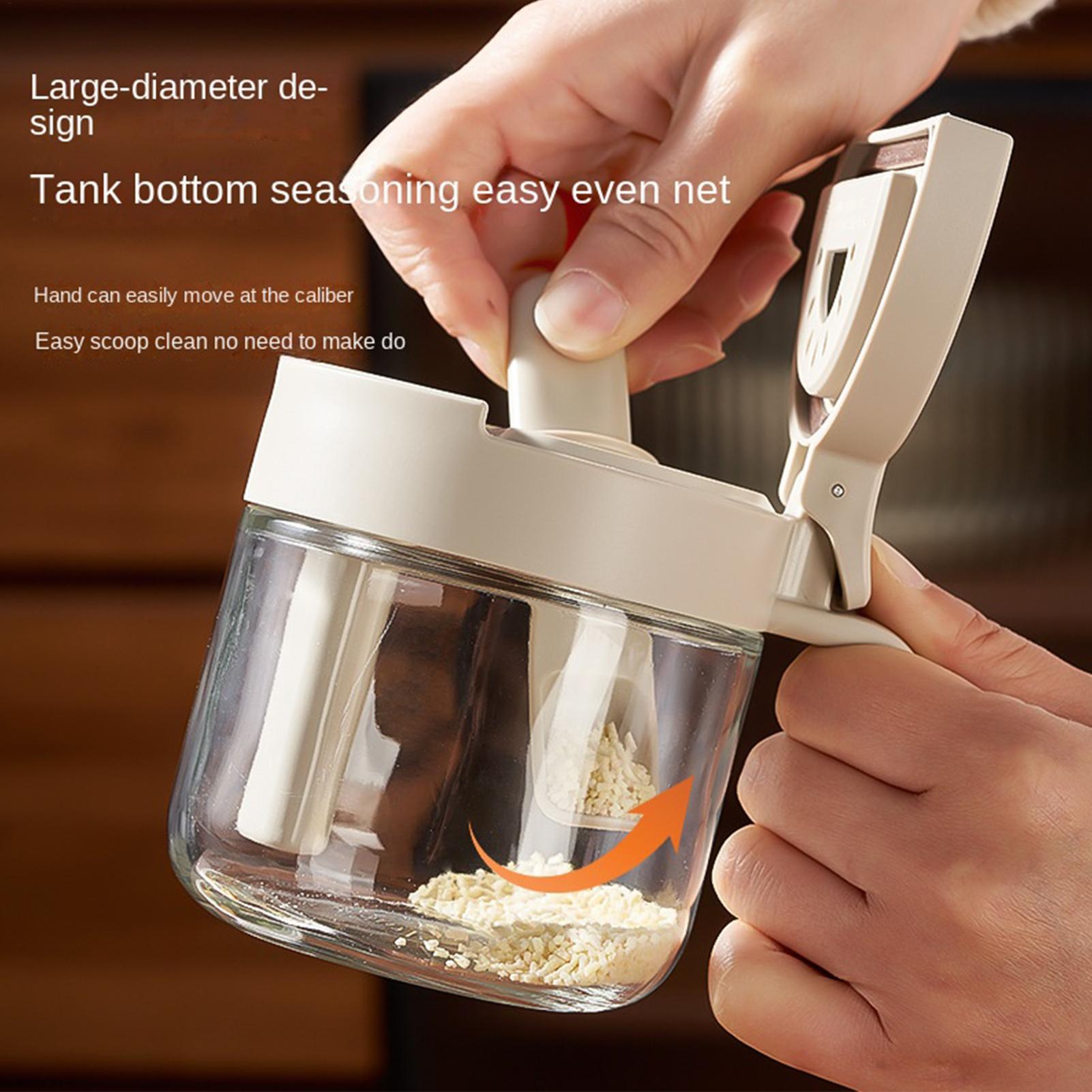 조미료 용기 누출 방지 소금 보관함(숟가락 포함) 주방 - Food Storage Utensils 리뷰 및 가격