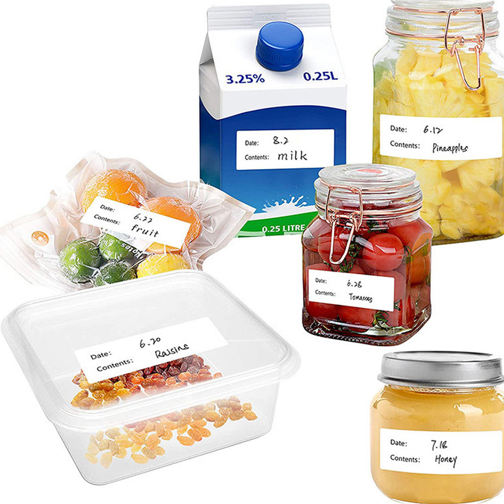 1롤 전문 식품 라벨 스티커 - 병, 용기, 냉동고,  - Food Storage Freezer Containers 리뷰 및 가격